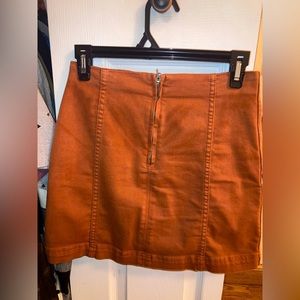 Wild fable zip mini skirt